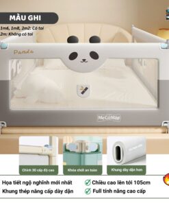 Thanh chắn giường Pakey S1 nâng cấp 60 Thanh chắn giường Pakey S1 nâng cấp màu ghi