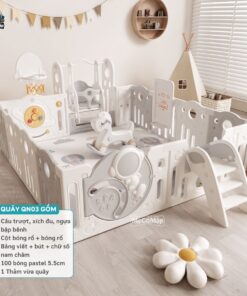 Quây cũi liên hoàn Pakey Phi Hành Gia 67 Set quây nhựa đa năng Pakey phi hành gia QN03