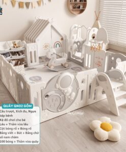 Quây cũi liên hoàn Pakey Phi Hành Gia 68 Set quây nhựa đa năng Pakey phi hành gia QN02