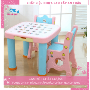 Bàn học Holla Kiddy chính hãng - Hàng loại I dày dặn kèm ghế 14 Ban hoc Holla Kiddy chinh hang Hang loai I day dan kem ghe2