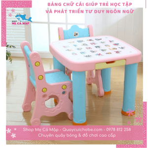 Bàn học Holla Kiddy chính hãng - Hàng loại I dày dặn kèm ghế 16 Ban hoc Holla Kiddy chinh hang Hang loai I day dan kem ghe5