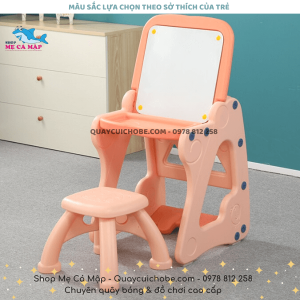 Bang hoc Holla Kiddy 3 in 1 Kem ghe 5 but va khan lau1