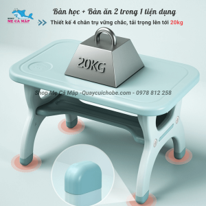 Bộ bàn học cho bé Pakey YY01 13 Set bàn ghế chịu được tải trọng lớn