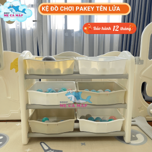 Kệ đồ chơi cho bé Pakey hình Tên Lửa màu Trắng 18 Thành kệ có khả năng chịu tải trọng cao, không bị biến dạng hay hỏng hóc khi sử dụng lâu dài