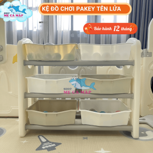 Kệ đồ chơi cho bé Pakey hình Tên Lửa màu Trắng 20 Điểm nổi bật của bộ kệ này là các chốt ốc nhựa, cho phép lắp ráp và tháo rời dễ dàng, không cần dụng cụ hay kỹ thuật đặc biệt