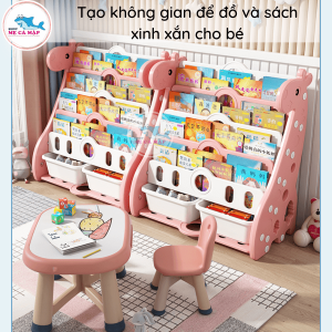 Kệ sách nhựa Pakey hình Hươu cao cổ 17 Kệ sách nhựa Pakey có 3 màu nhẹ nhàng dễ lựa chọn màu sắc phù hợp với thiết kế nội