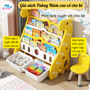 Kệ sách nhựa Pakey hình Hươu cao cổ 18 Kệ sách nhựa Pakey giúp bé có thể tự sắp xếp đồ đạc một cách gọn gàng và rèn luyện tính cách ngăn nắp từ khi còn nhỏ