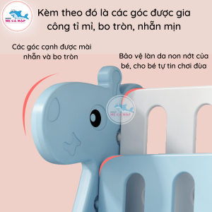 Kệ sách nhựa Pakey hình Hươu cao cổ 19 Kệ sách nhựa hình Hươu có góc bo tròn mềm mịn giúp bảo vệ làn da của bé