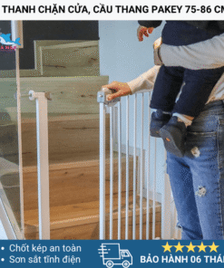 Thanh chặn cửa, cầu thang Pakey chính hãng an toàn cho bé