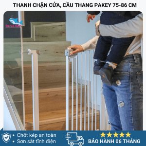 Thanh chặn cửa, cầu thang Pakey chính hãng an toàn cho bé