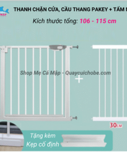 Thanh chắn cửa, cầu thang có cửa lò xo tự động đóng mở khi ra vào