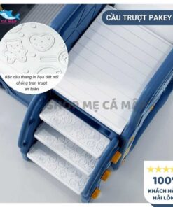 Cầu trượt cho bé Pakey Bus được thiết kế với bậc thang khép kín
