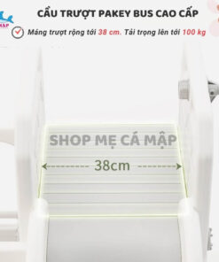 Cầu trượt cho bé có máng trượt dài giúp trẻ hứng thú