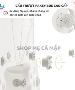 Cầu trượt cho bé Pakey có cấu tạo chắc chắn