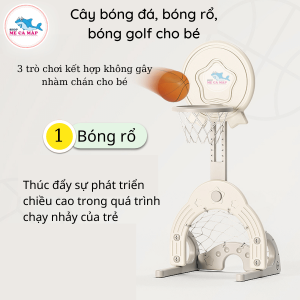 Đồ chơi bóng rổ cho bé đa chức năng 28 Cây bóng rổ đa năng giúp bé thúc đẩy phát triển chiều cao trong quá trình phát triển