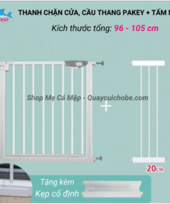 Thanh chặn cửa Pakey kết hợp tấm nối 20cm