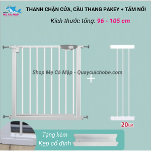 Thanh chặn cửa Pakey kết hợp tấm nối 20cm