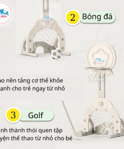 Đồ chơi bóng rổ cho bé đa chức năng 29 Set bóng đá, bóng rổ tạo nên nền tảng cơ thể khoẻ mạnh cho trẻ