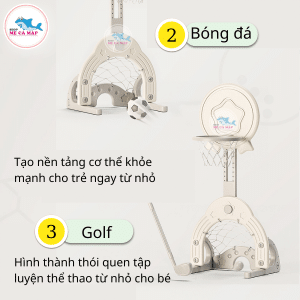 Đồ chơi bóng rổ cho bé đa chức năng 29 Set bóng đá, bóng rổ tạo nên nền tảng cơ thể khoẻ mạnh cho trẻ