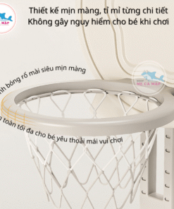 Đồ chơi bóng rổ cho bé đa chức năng 30 Bộ bóng rổ đa năng có thiết kế mịn màng, tỉ mỉ từng chi tiết