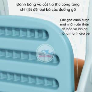 Cầu trượt xích đu tên lửa có kết cấu an toàn, chắc chắn