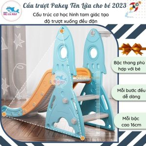 Cầu trượt xích đu cao cấp tích hợp đa chức năng: chơi cầu trượt, chơi bóng rổ, chơi xích đu