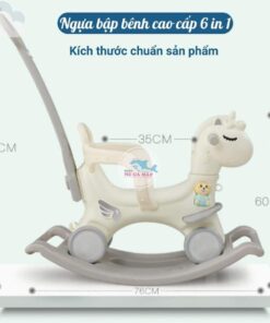 Kích thước của ngựa bập bênh Pakey đạt tiêu chuẩn an toàn cho bé nhỏ