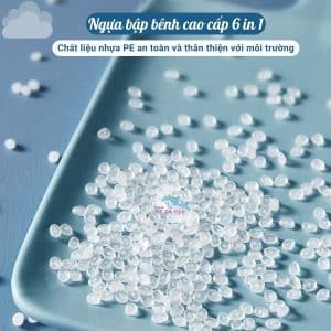Ngựa bập bênh đa năng 6in1 màu hồng 40 Ngựa bập bênh 6in 1 được làm từ chất liệu nhựa an toàn và bền bỉ, đảm bảo an toàn cho trẻ em khi sử dụng và có độ bền cao.