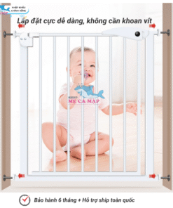Thanh chắn cửa có thể được lắp đặt dễ dàng
