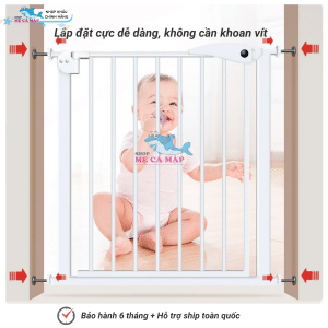 Tấm nối thanh chắn cửa, cầu thang (20cm) 31 Thanh chắn cửa có thể được lắp đặt dễ dàng