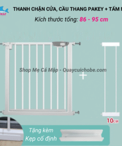 Thanh chặn cửa Pakey kết hợp tấm nối 10cm