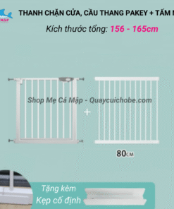 Thanh chặn cửa Pakey kết hợp tấm nối 80cm