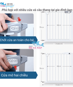 Tấm nối thanh chắn cửa, cầu thang (80cm) 26 Thanh chắn cửa, cầu thang có kích thước đa dạng linh hoạt phù hợp với nhiều không gian