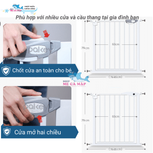 Tấm nối thanh chắn cửa, cầu thang (20cm) 26 Thanh chắn cửa, cầu thang có kích thước đa dạng linh hoạt phù hợp với nhiều không gian