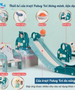 Cầu trượt nhựa voi đa năng có thiết kế thông minh