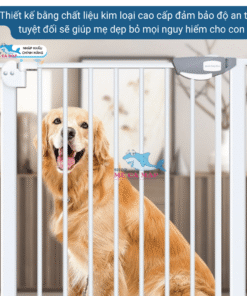 Thanh chắn cửa có thiết kế tối ưu, an toàn cho trẻ nhỏ