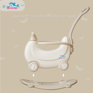 Ngựa bập bênh có cấu trúc chắc chắn an toàn tuyệt đối cho bé nhỏ