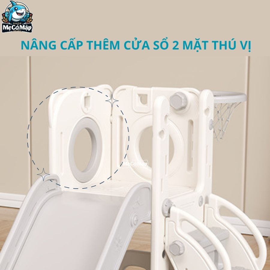 Bộ cầu trượt cho bé Pakey lâu đài 46 Bộ cầu trượt cho bé Pakey lâu đài
