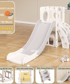 Bộ cầu trượt cho bé Pakey lâu đài 27 Bộ cầu trượt cho bé Pakey lâu đài