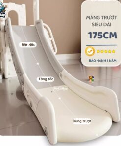 Bộ cầu trượt cho bé Pakey lâu đài 30 Bộ cầu trượt cho bé Pakey lâu đài