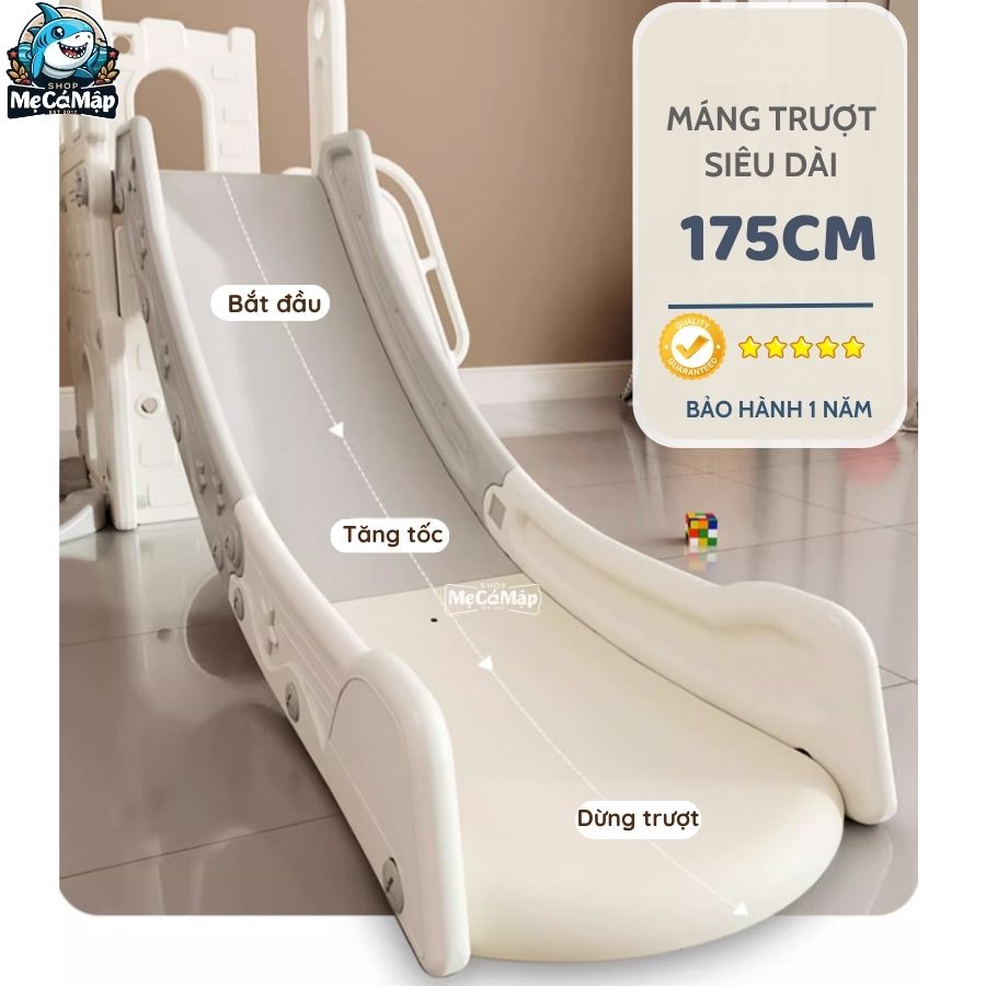 Bộ cầu trượt cho bé Pakey lâu đài 43 Bộ cầu trượt cho bé Pakey lâu đài