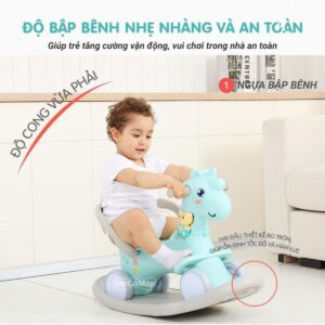 Ngựa bập bênh cho bé Pakey 3in1 18 ngua bap benh 3in1 1