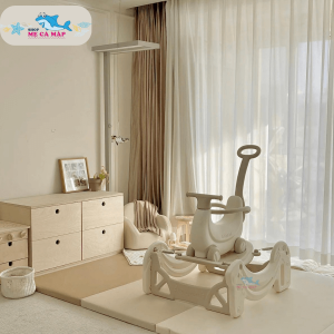 Ngựa bập bênh dễ dàng kết hợp với nhiều không gian phòng hiện đại