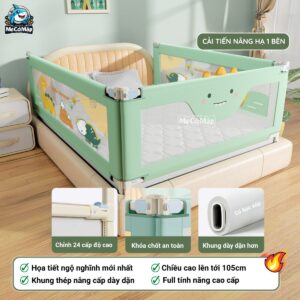 Thanh chắn giường cho bé Pakey LC1 39 thanh chan giuong LC1