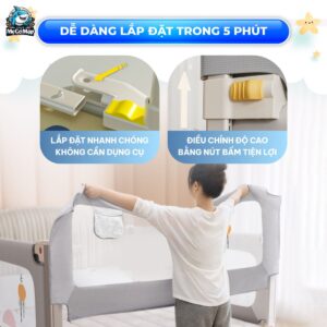 Thanh chắn giường Pakey SB2 Premium 46 thanh chan giuong Pakey SB2 10