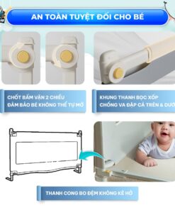 Thanh chắn giường Pakey SB2 Premium 45 thanh chan giuong Pakey SB2 9