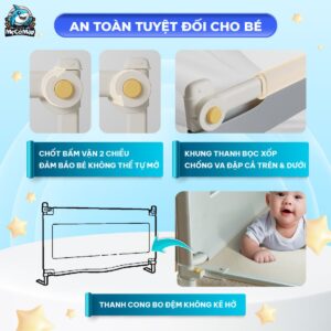 Thanh chắn giường cho bé Pakey Premium SV1 40 thanh chan giuong SV1 Premium 5
