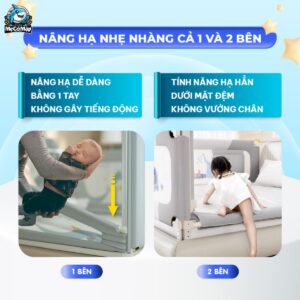 Thanh chắn giường cho bé Pakey Premium SV1 39 thanh chan giuong SV1 Premium 6