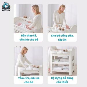 Bàn thay tã Pakey E052