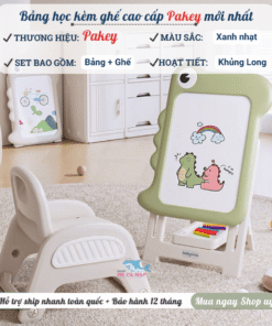 Bảng học cho bé hoạ tiết khủng long ngộ nghĩnh giúp bé tự do khám phá, học tập phát triển trí tuệ